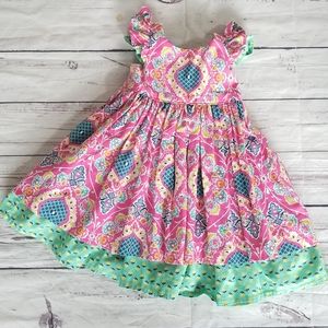 Handmade Boutique Dress with Pinafore